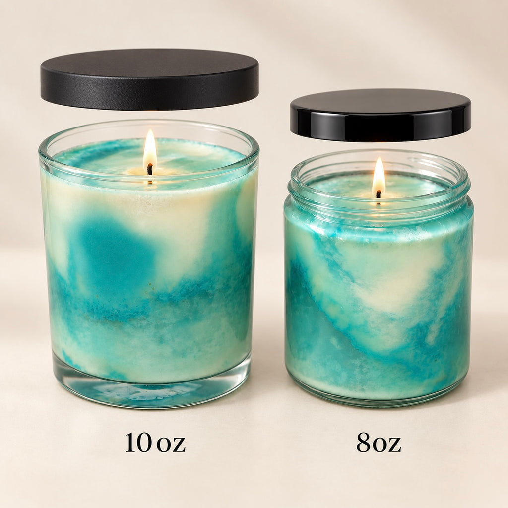 AQUARIUS Zodiac Marble Candle