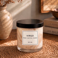VIRGO Zodiac Marble Candle