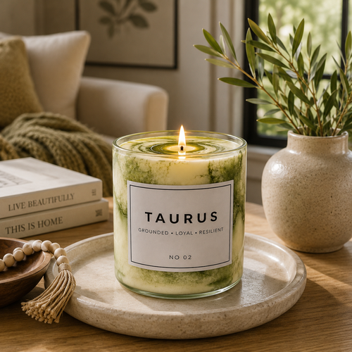 Celestial Vibes Marble Candle Collection