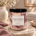 SAGITTARIUS Zodiac Marble Candle