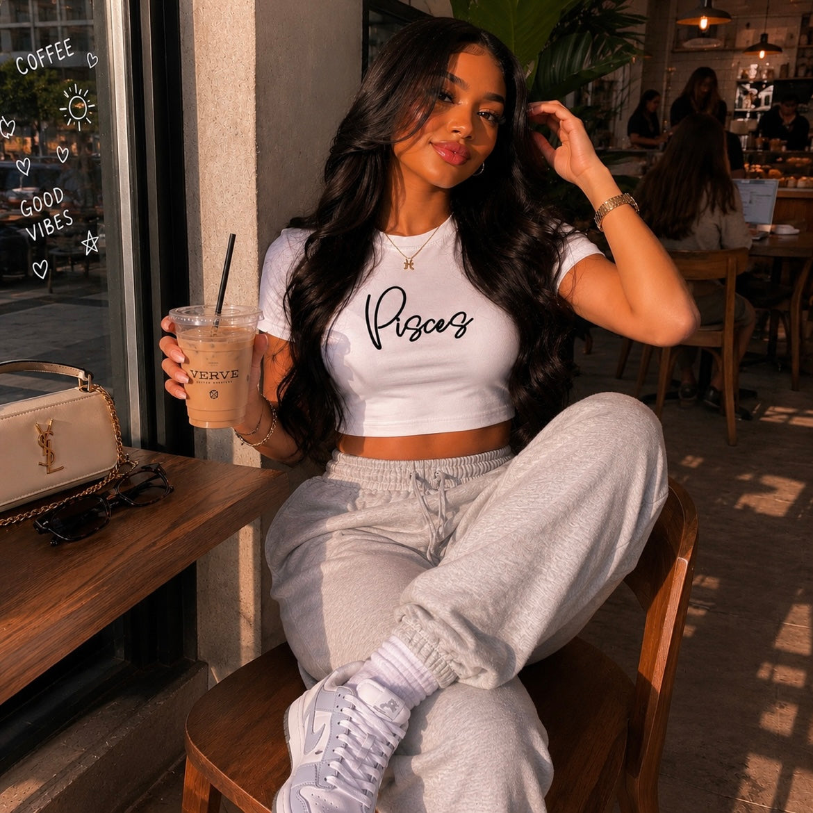 Zodiac Crop Top - Capricorn, Aquarius & Pisces