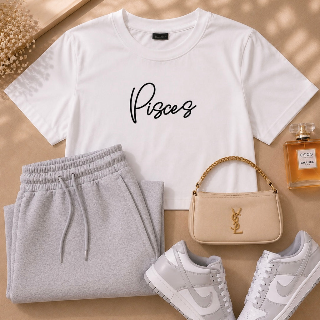 Zodiac Crop Top - Capricorn, Aquarius & Pisces