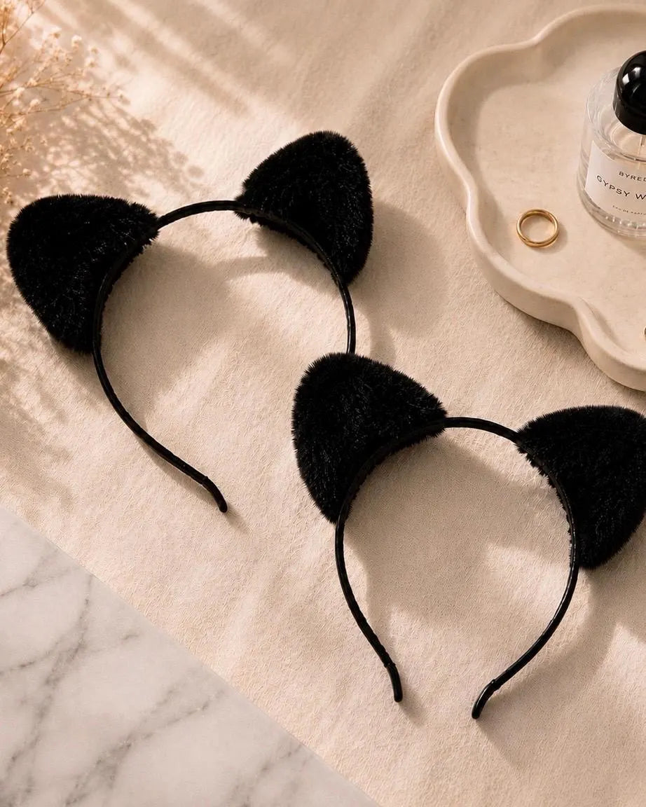 Plush Cat Ear Headband